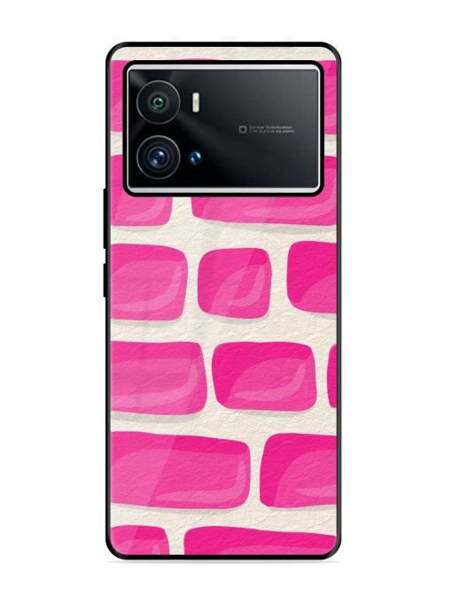 Pink Brick Wall Glossy Soft Edge Case for Iqoo 9 Pro Chachhi