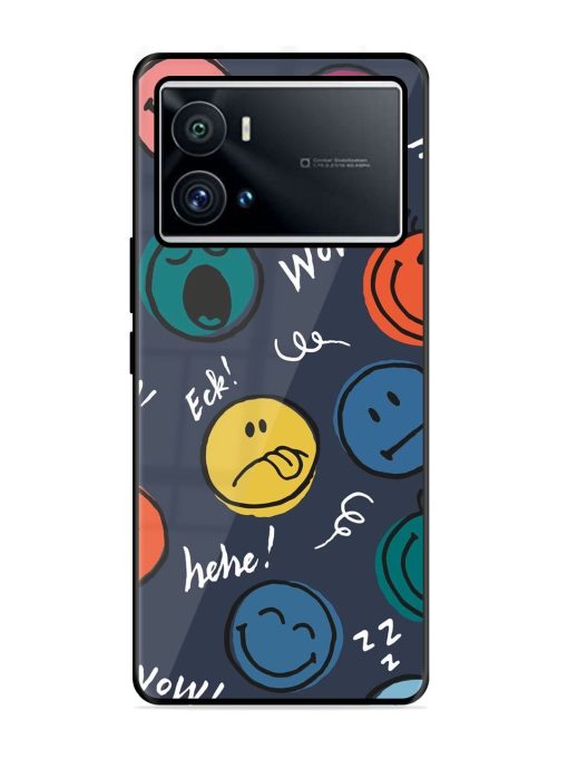 Emoticon Parade Glossy Soft Edge Case for Iqoo 9 Pro