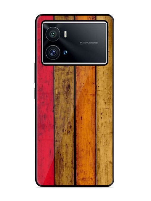 Colorful Woodgrain Glossy Soft Edge Case for Iqoo 9 Pro Chachhi