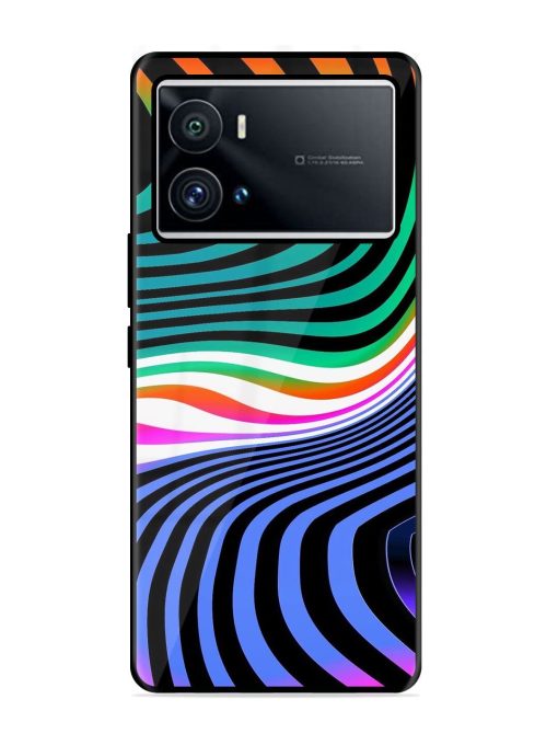 Psychedelic Waves Glossy Soft Edge Case for Iqoo 9 Pro Chachhi