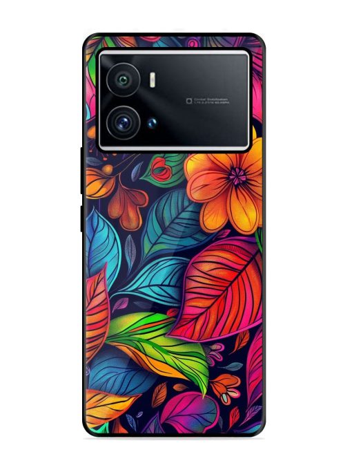 Rainbow Of Blooms Glossy Soft Edge Case for Iqoo 9 Pro