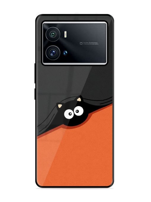 Peek-A-Boo Kitty Glossy Soft Edge Case for Iqoo 9 Pro Chachhi