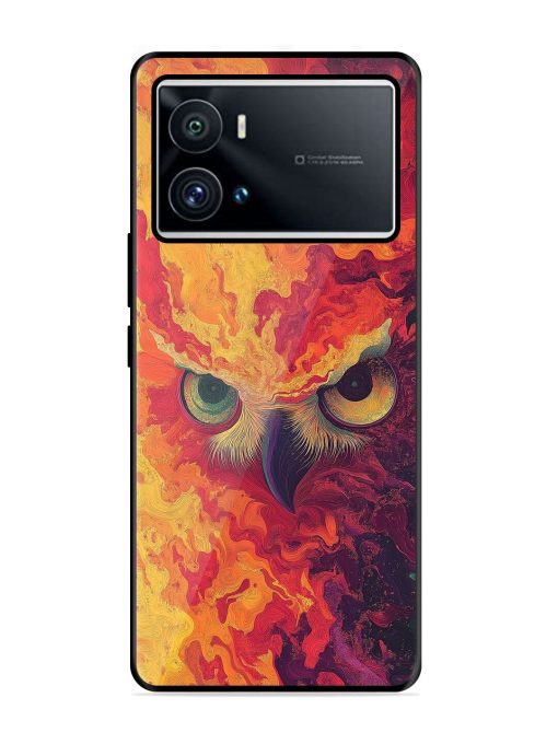 Fiery Owl Glossy Soft Edge Case for Iqoo 9 Pro Chachhi