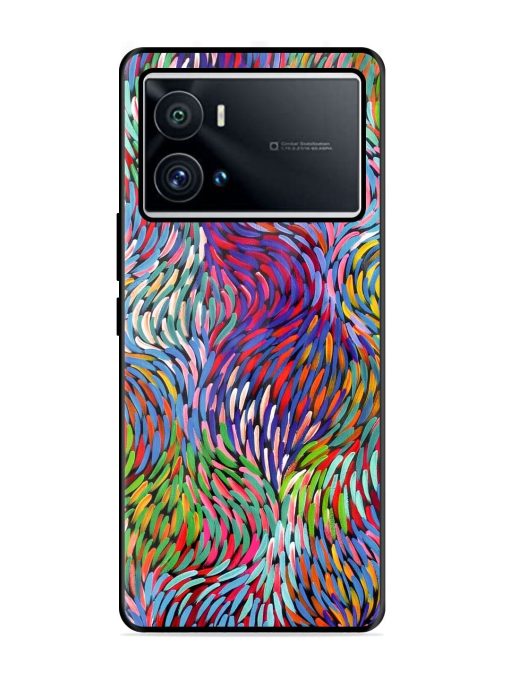 Vibrant Waves Glossy Soft Edge Case for Iqoo 9 Pro Chachhi