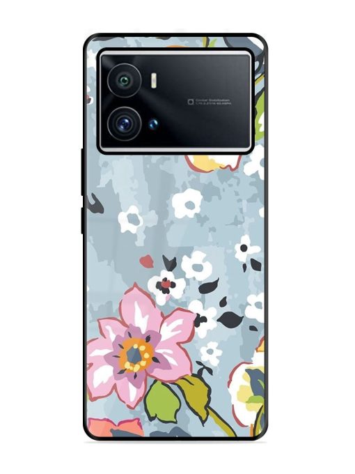 Floral Fantasy Glossy Soft Edge Case for Iqoo 9 Pro