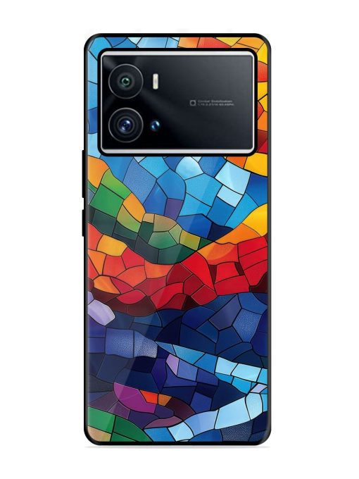 Mosaic Sunset Glossy Soft Edge Case for Iqoo 9 Pro