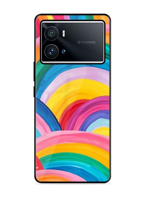 Rainbow Cascade Glossy Soft Edge Case for Iqoo 9 Pro Chachhi