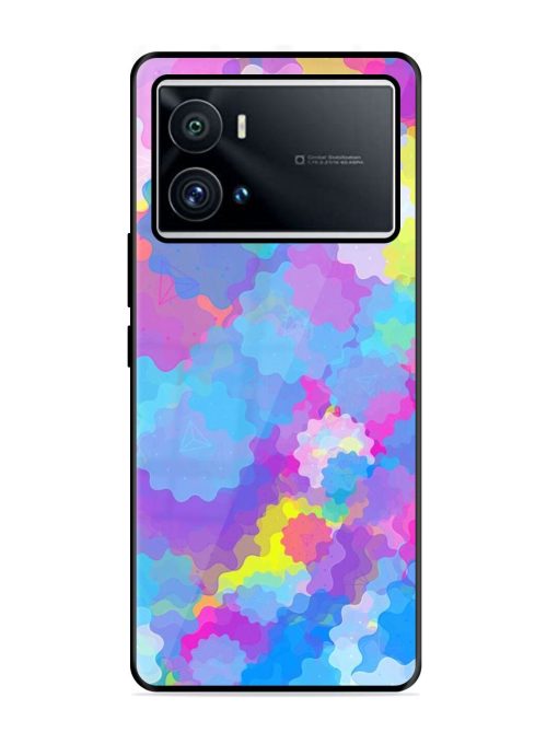 Psychedelic Cloud Burst Glossy Soft Edge Case for Iqoo 9 Pro Chachhi