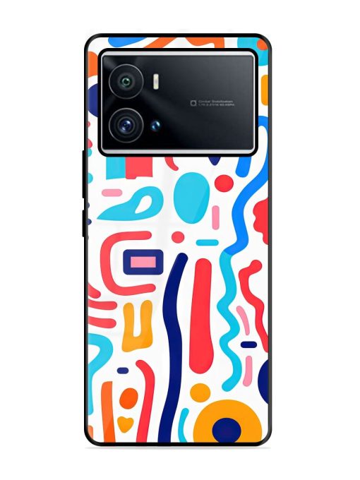 Whimsical Doodle Chaos Glossy Soft Edge Case for Iqoo 9 Pro Chachhi