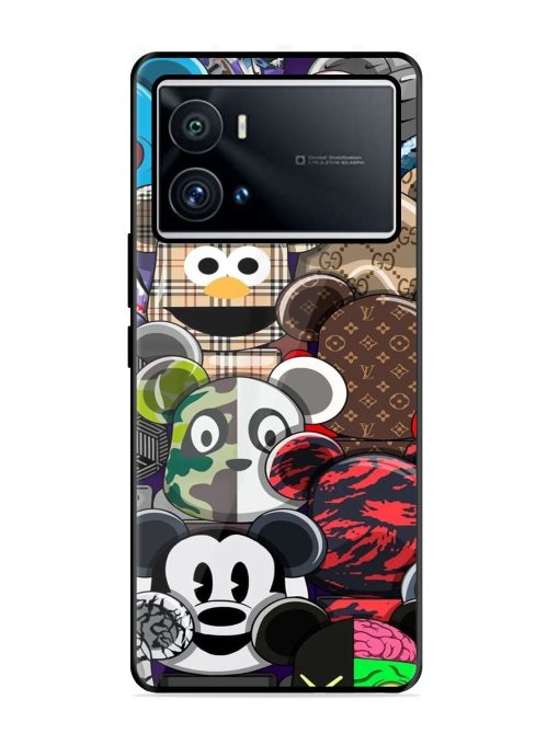 Streetwear Bearbrick Extravaganza Glossy Soft Edge Case for Iqoo 9 Pro Chachhi