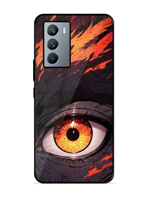 Inferno Gaze Glossy Soft Edge Case for Iqoo 9 Se (5G) Chachhi