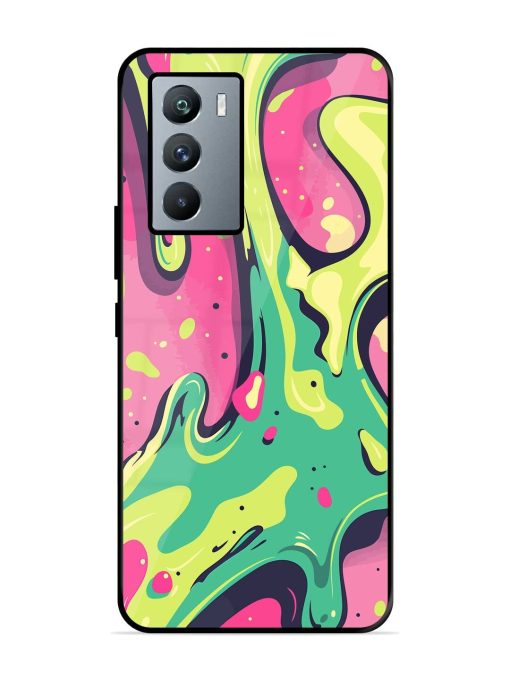 Gooey Grooves Glossy Soft Edge Case for Iqoo 9 Se (5G) Chachhi