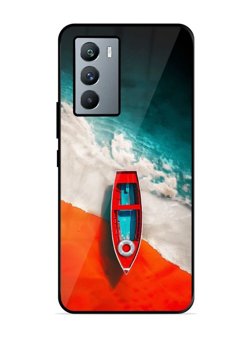 Crimson Tide Glossy Soft Edge Case for Iqoo 9 Se (5G) Chachhi