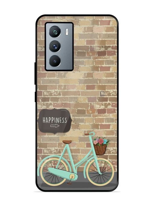 Pedaling Towards Happiness Glossy Soft Edge Case for Iqoo 9 Se (5G) Chachhi