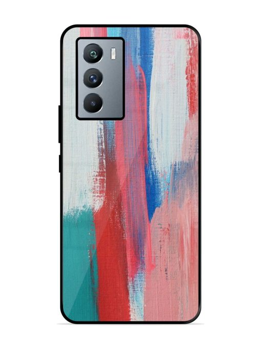 Colorful Chaos Glossy Soft Edge Case for Iqoo 9 Se (5G) Chachhi