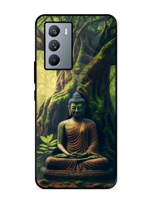 Green Buddha Art Glossy Soft Edge Case for Iqoo 9 Se (5G) Chachhi