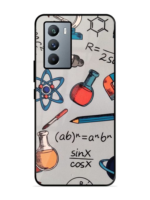 Science Doodle Glossy Soft Edge Case for Iqoo 9 Se (5G) Chachhi