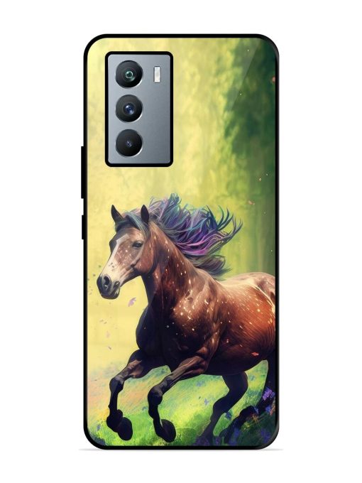 Enchanted Gallop Glossy Soft Edge Case for Iqoo 9 Se (5G) Chachhi