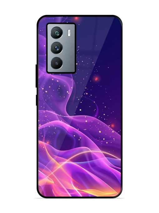 Cosmic Currents Glossy Soft Edge Case for Iqoo 9 Se (5G) Chachhi