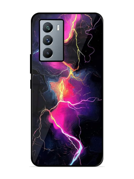 Electric Dreams Glossy Soft Edge Case for Iqoo 9 Se (5G) Chachhi