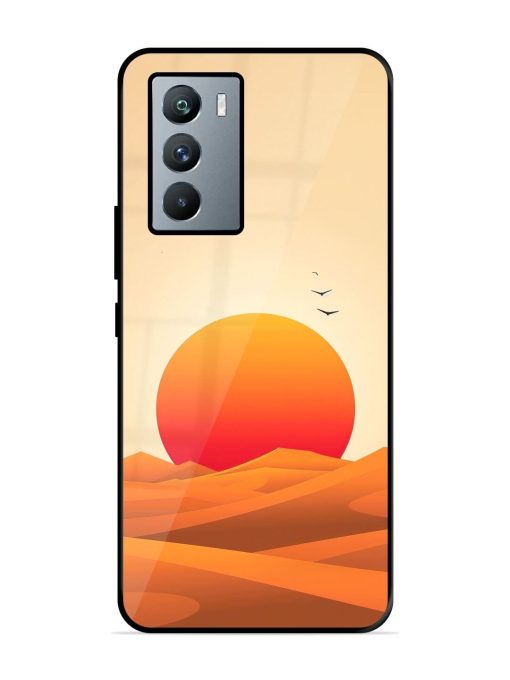 Desert Sunset Glossy Soft Edge Case for Iqoo 9 Se (5G) Chachhi