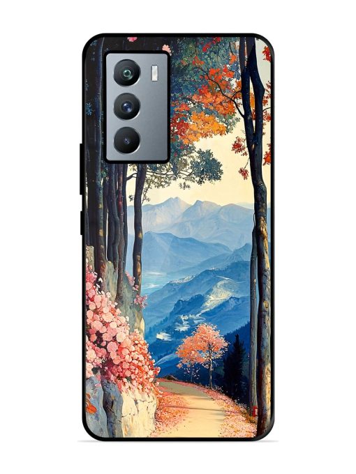 Mountainside Serenity Glossy Soft Edge Case for Iqoo 9 Se (5G) Chachhi