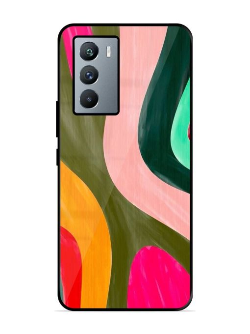 Wavy Wonder Glossy Soft Edge Case for Iqoo 9 Se (5G) Chachhi