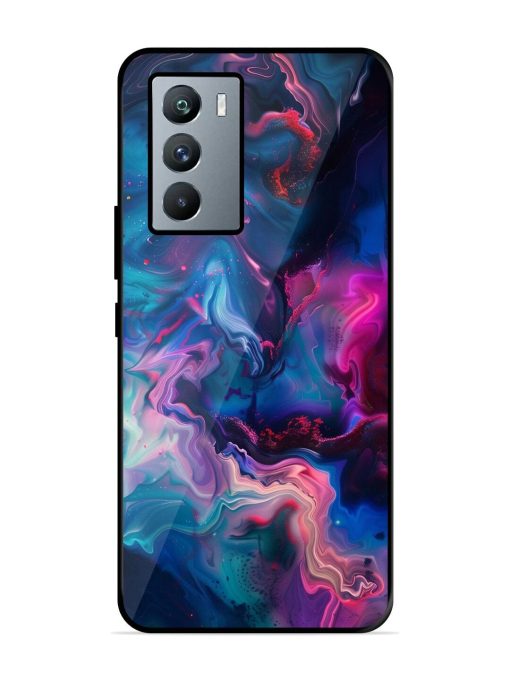 Cosmic Swirl Glossy Soft Edge Case for Iqoo 9 Se (5G) Chachhi