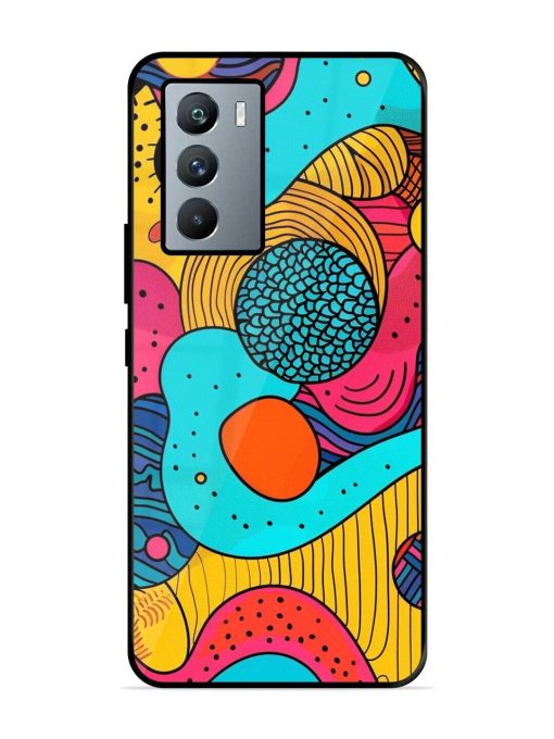 Psychedelic Patterns Glossy Soft Edge Case for Iqoo 9 Se (5G) Chachhi