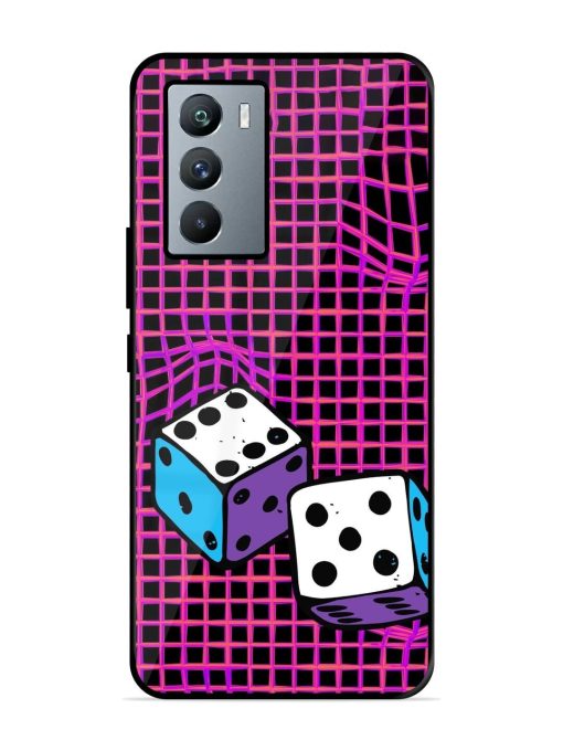 Glitched Dice Glossy Soft Edge Case for Iqoo 9 Se (5G)