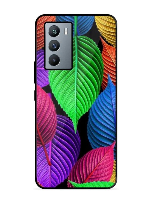 Rainbow Leaf Symphony Glossy Soft Edge Case for Iqoo 9 Se (5G) Chachhi