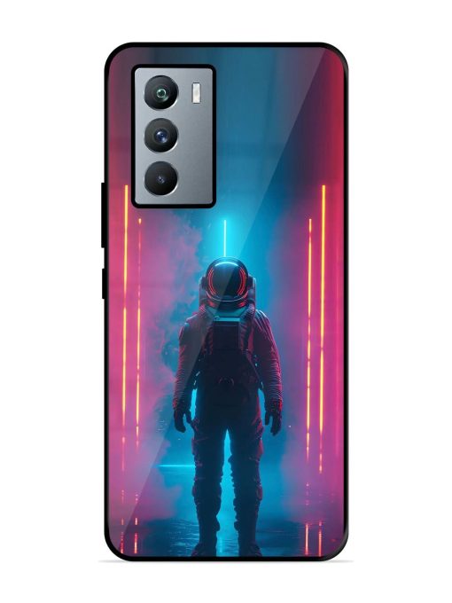 Neon Astronaut Glossy Soft Edge Case for Iqoo 9 Se (5G) Chachhi