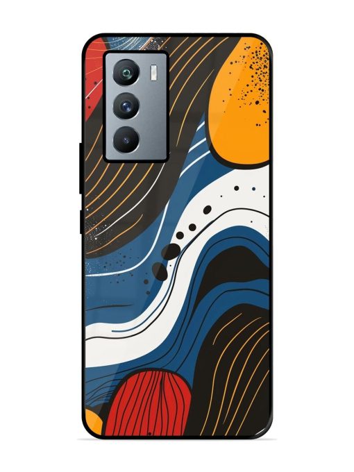 Abstract Expression Glossy Soft Edge Case for Iqoo 9 Se (5G) Chachhi