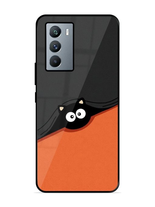 Peek-A-Boo Kitty Glossy Soft Edge Case for Iqoo 9 Se (5G) Chachhi