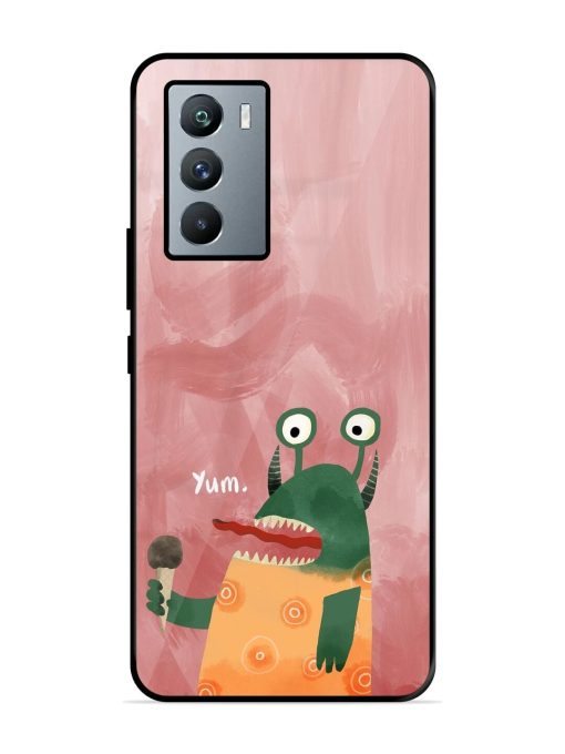 Hungry Monster Glossy Soft Edge Case for Iqoo 9 Se (5G) Chachhi