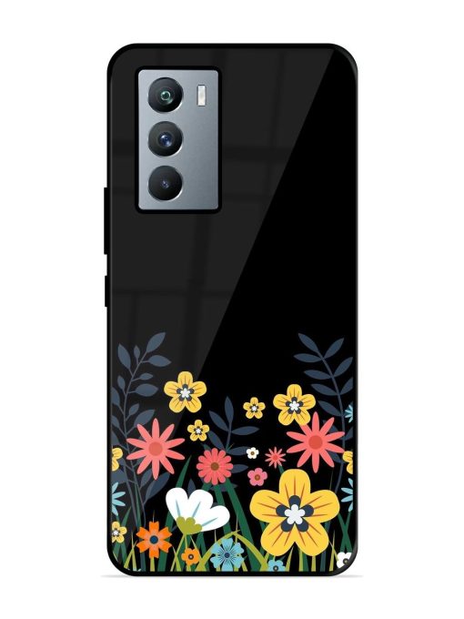 Floral Night Sky Glossy Soft Edge Case for Iqoo 9 Se (5G) Chachhi