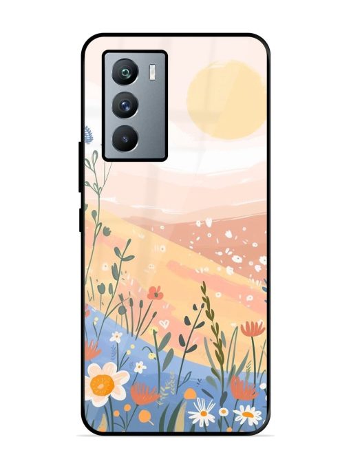 Golden Hour Blooms Glossy Soft Edge Case for Iqoo 9 Se (5G) Chachhi