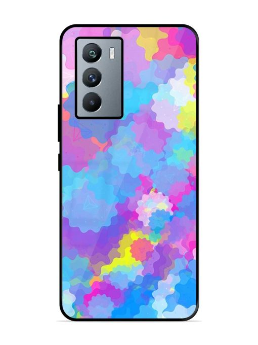 Psychedelic Cloud Burst Glossy Soft Edge Case for Iqoo 9 Se (5G) Chachhi