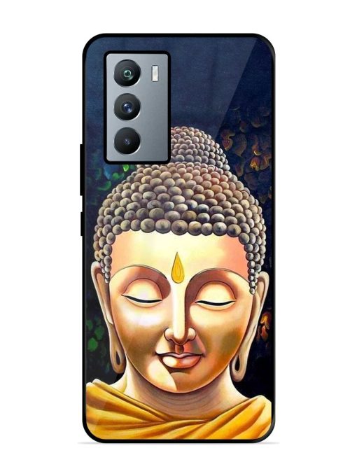 Buddha Face Glossy Soft Edge Case for Iqoo 9 Se (5G) Chachhi