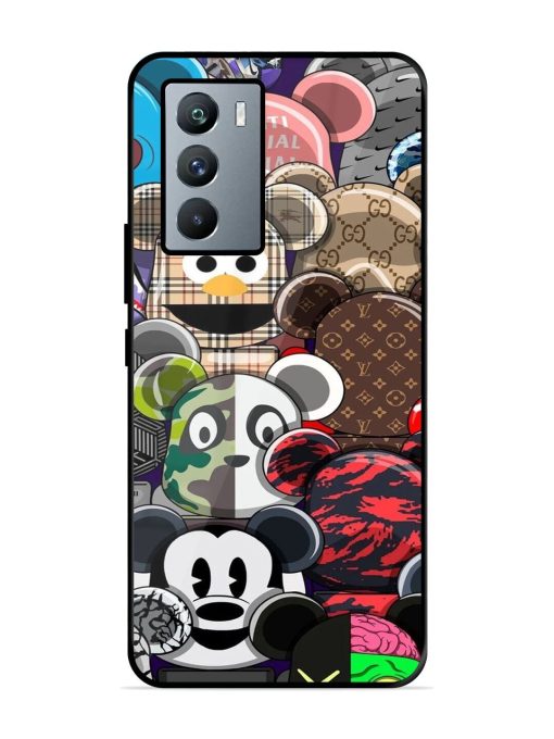 Streetwear Bearbrick Extravaganza Glossy Soft Edge Case for Iqoo 9 Se (5G) Chachhi