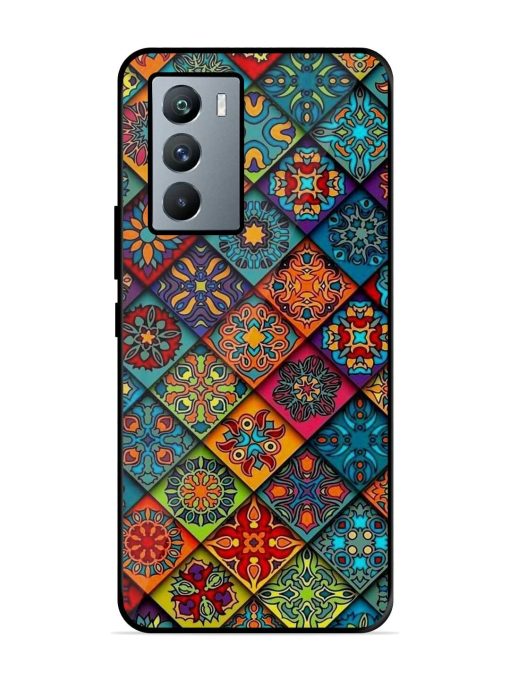 Patchwork Mandala Mosaic Glossy Soft Edge Case for Iqoo 9 Se (5G) Chachhi