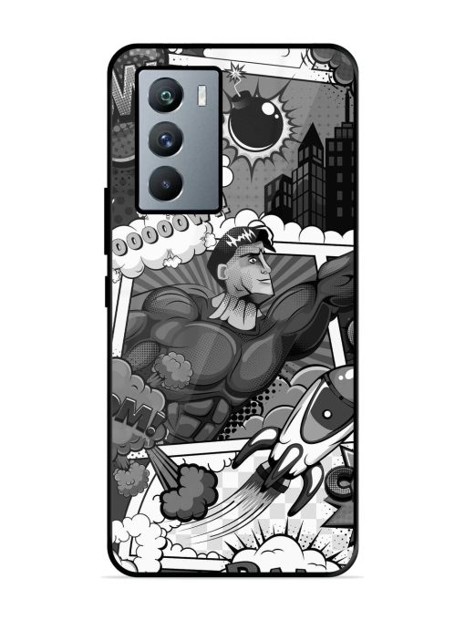 Comic Book Chaos Glossy Soft Edge Case for Iqoo 9 Se (5G) Chachhi