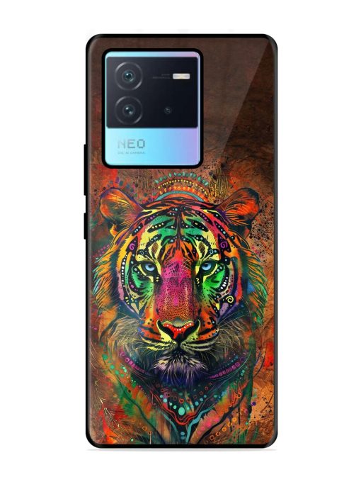 Cosmic Tiger Glossy Soft Edge Case for Iqoo Neo 6 (5G) Chachhi