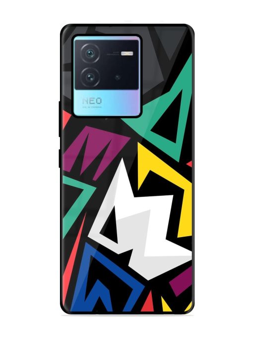 Chaotic Geometry Glossy Soft Edge Case for Iqoo Neo 6 (5G) Chachhi