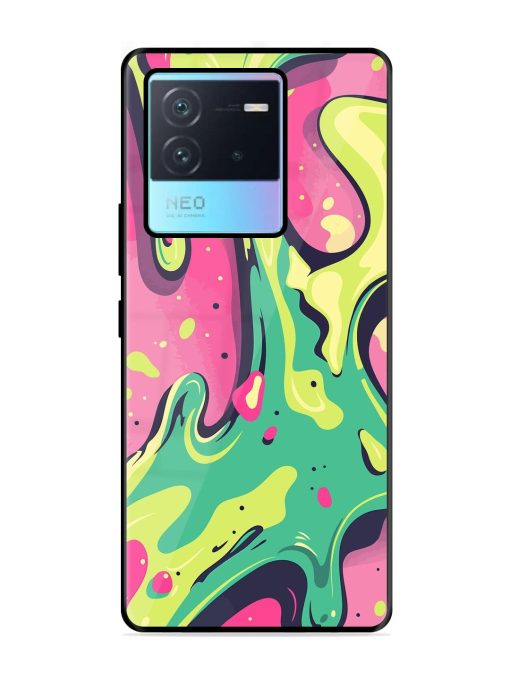 Gooey Grooves Glossy Soft Edge Case for Iqoo Neo 6 (5G) Chachhi