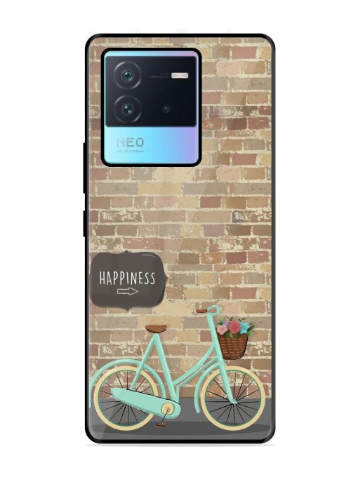 Pedaling Towards Happiness Glossy Soft Edge Case for Iqoo Neo 6 (5G) Chachhi