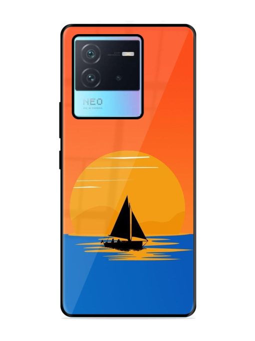 Sunset Sail Glossy Soft Edge Case for Iqoo Neo 6 (5G) Chachhi