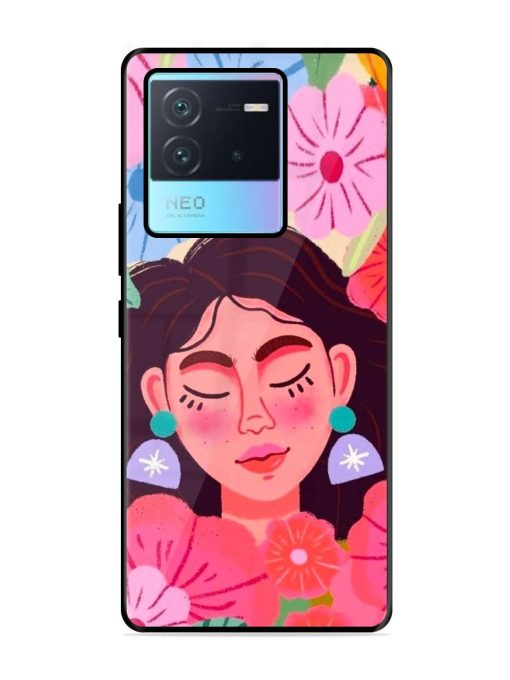 Blooming Serenity Glossy Soft Edge Case for Iqoo Neo 6 (5G) Chachhi