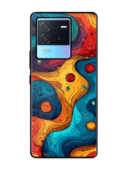 Cosmic Swirl Glossy Soft Edge Case for Iqoo Neo 6 (5G) Chachhi