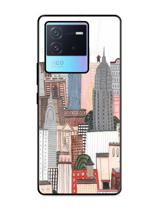 Cityscape Dreams Glossy Soft Edge Case for Iqoo Neo 6 (5G) Chachhi